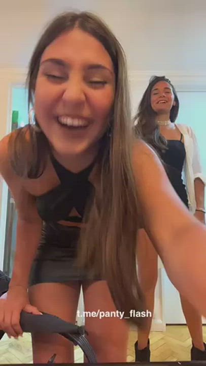 Flashing Panties Skirt gif