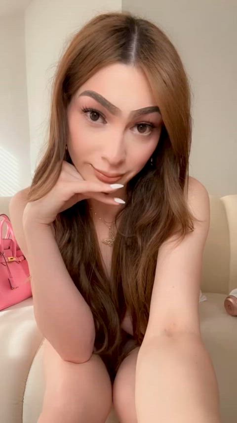 big dick boobs trans trans woman transgender gif