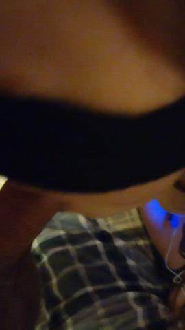blindfolded blowjob couple gif