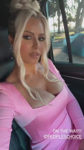 big tits blonde dress huge tits milf tits wrestling gif