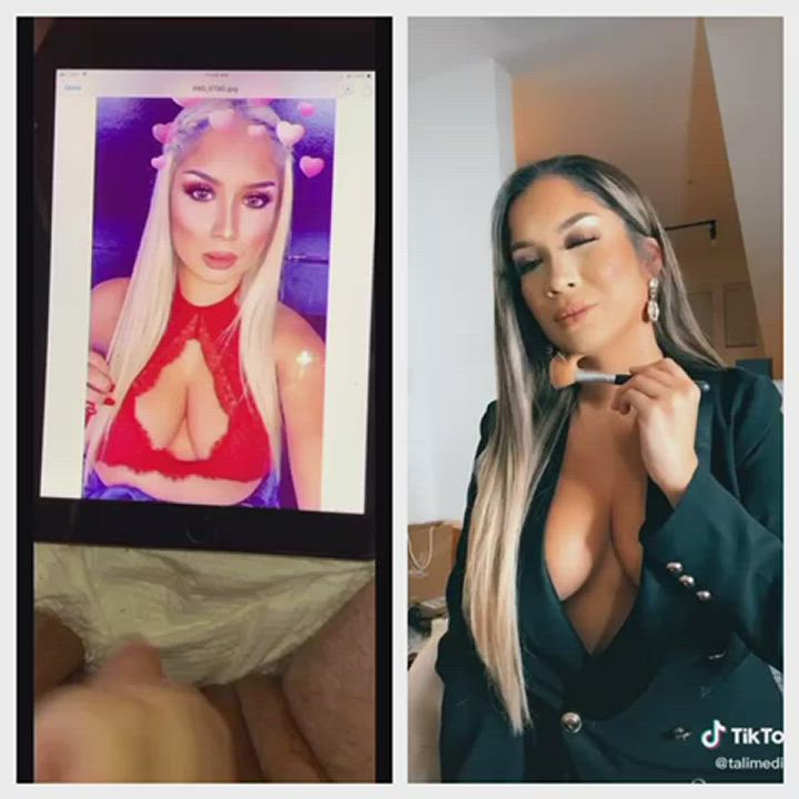 TikToker @talimedina Cum Tribute 2