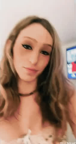Big Dick Brunette Trans Zoey Taylor gif