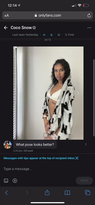 Clothed Coco OnlyFans gif