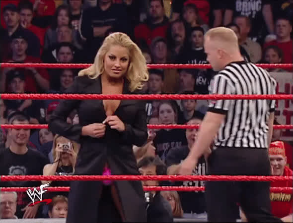 blonde striptease wrestling gif