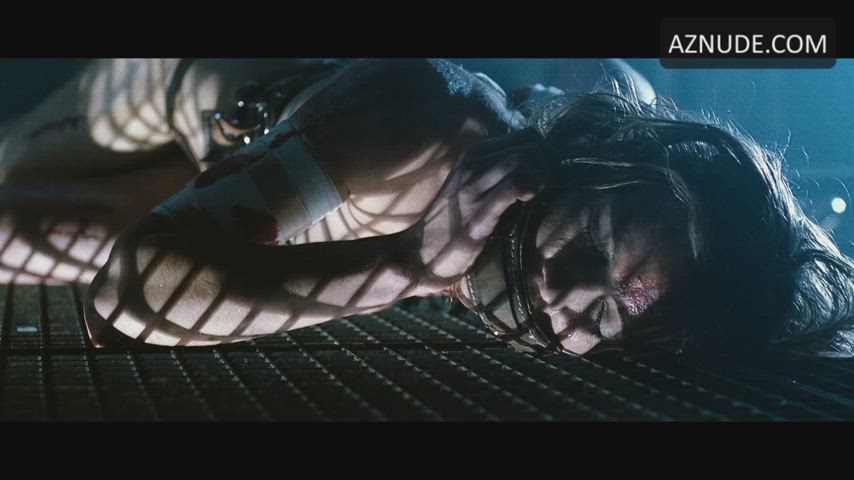 brunette cinema topless gif