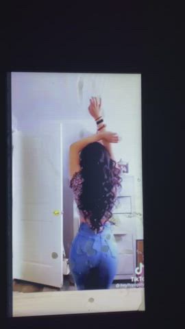 big ass big tits cum tribute gif