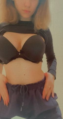 They say my tits are too small, do guys on Reddit appreciate them ?🥺