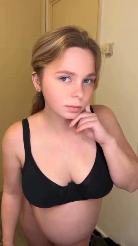 big tits pregnant tits gif