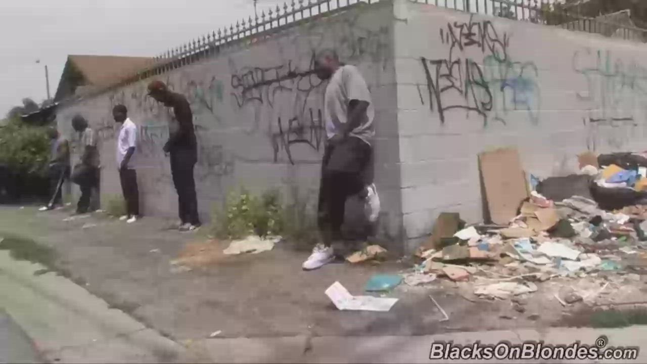 Amateur BBC Gangbang gif