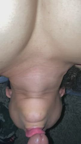 Big Dick Deepthroat On Back. Who next?