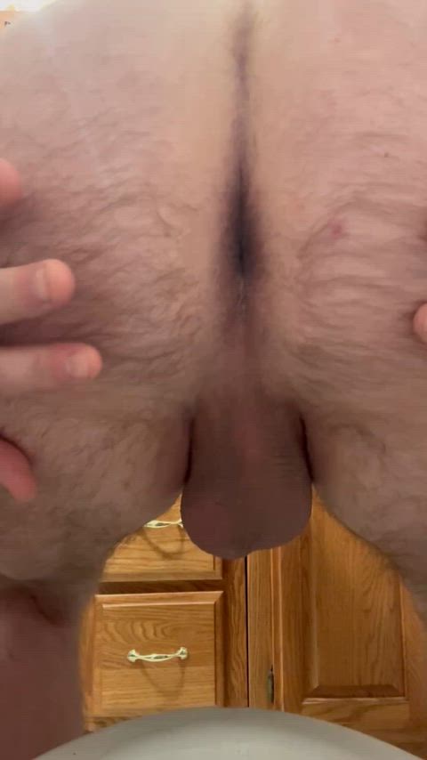 balls bending over boy pussy fetish gape kinky taboo tight ass gif