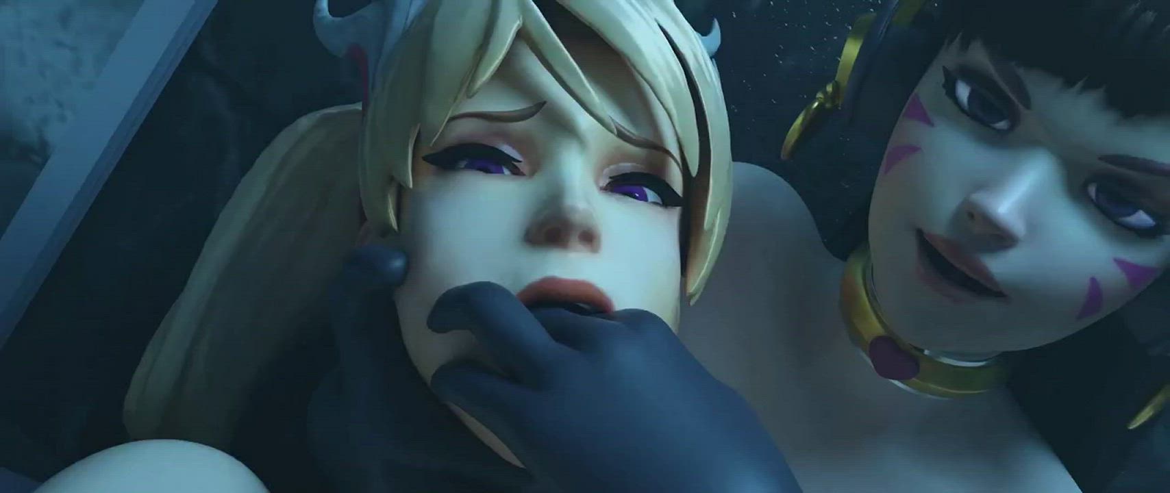 Dva with Mercy 3some Hard night (Hv54rDSL)