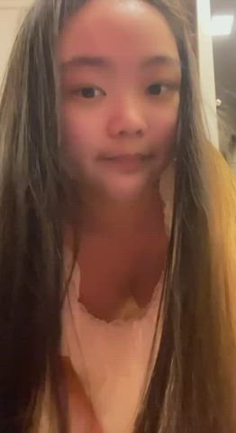 asian cute pussy tits gif