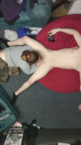 blowjob cum swallow stranger gif