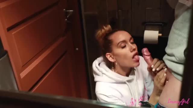 Amateur Blowjob In Public Toilet