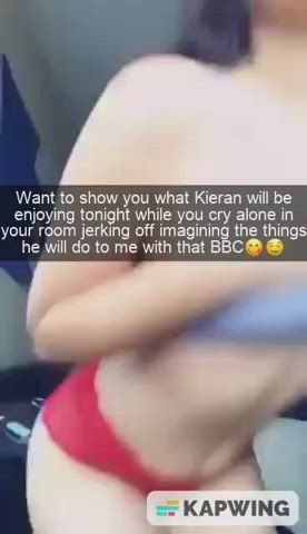 Ass BBC Caption Cheating Cuckold Panties Spanking gif