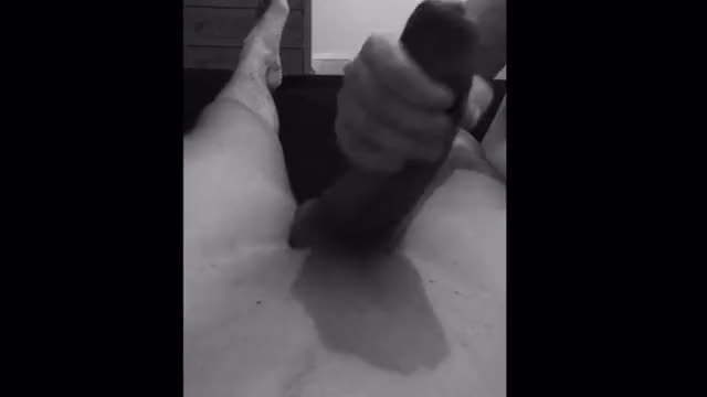 She slaps the cum out