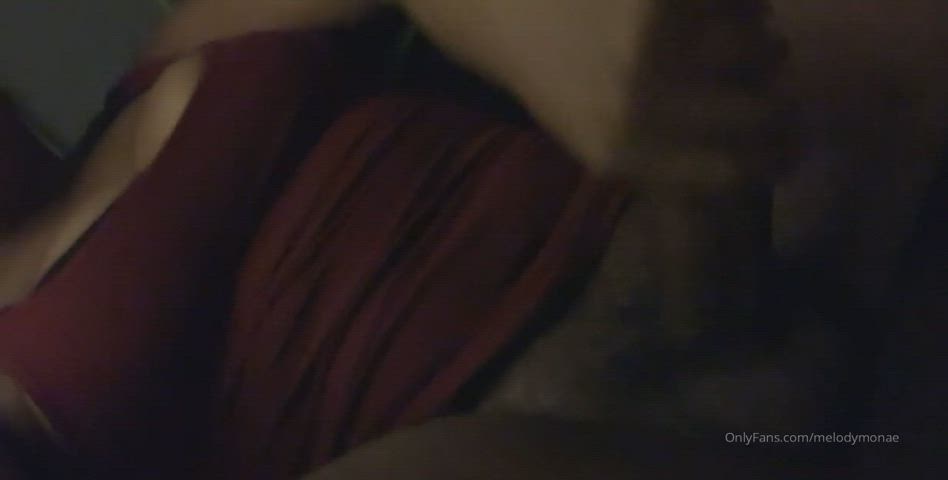 BBC Big Dick Big Tits Ebony Girl Dick Masturbating Thick Cock Trans Trans Woman gif