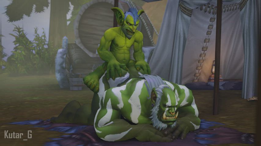 3D Anal Animation Big Ass Big Balls Cum Fantasy Gay Size Difference gif
