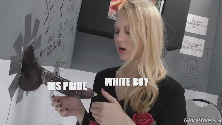 bbc blowjob caption cock deepthroat glory hole interracial no condom gif