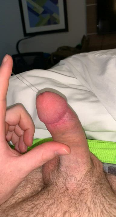 Male Masturbation Precum Solo gif