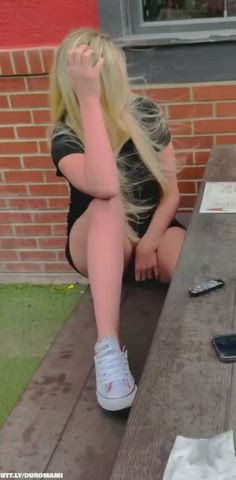 Dildo Exhibitionism Exhibitionist Masturbating Public Pussy r/CaughtPublic gif