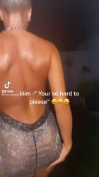 See through dress