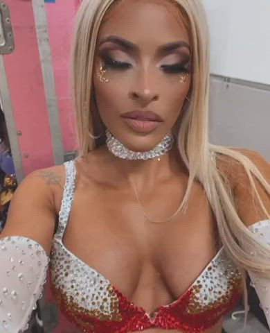 big tits blonde latina gif