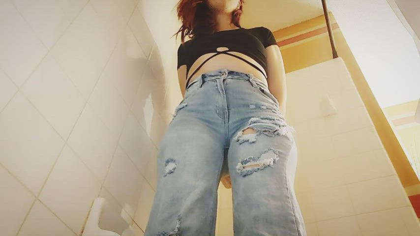 Noo. My jeans are soaked!