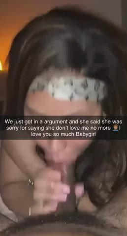 Cute Deepthroat Sucking gif