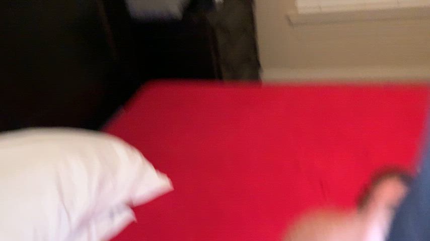 He came so much I had to push his cum back in and kept it in there all day hehe