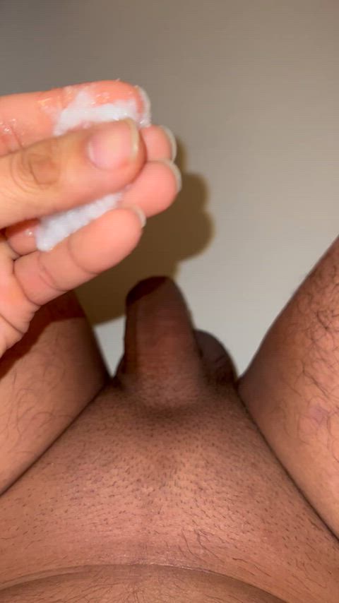 amateur cock homemade jerk off masturbating nsfw oil oiled onlyfans solo gif