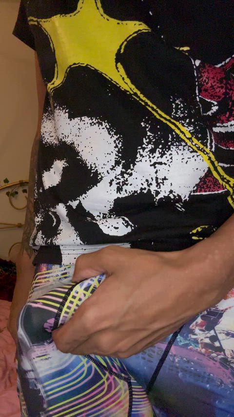 bbc big dick male male masturbation masturbating two hands gif