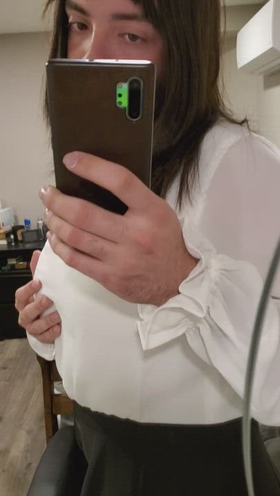 crossdressing femboy sissy gif