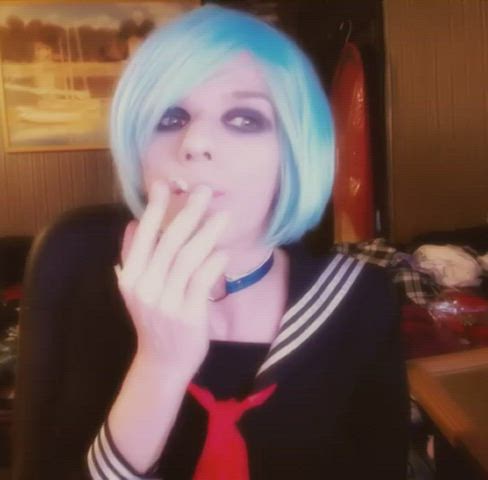 trans trans woman webcam gif