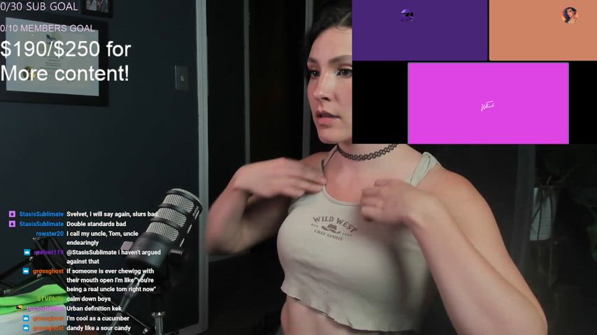 armpits boobs busty choker cute pawg thick tits white girl workout fit-girls girls-in-yoga-pants