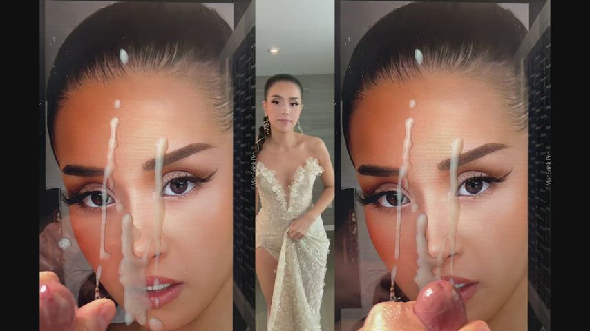 celebrity cum cumshot facial jerk off masturbating tiktok tribbing tribute r/tributeme