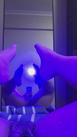 feet fetish femboy fishnet gay pantyhose gif