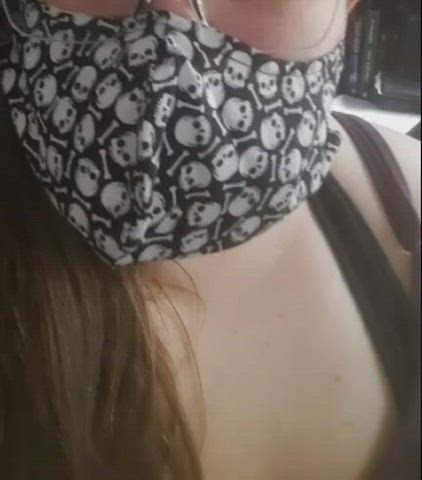 BBW Gagged Mask SSBBW gif