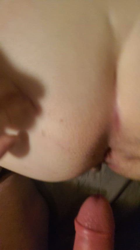 amateur asshole cheating close up doggystyle homemade pussy spread white girl gif