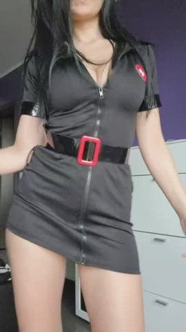 Big Tits Stripping TikTok Porn GIF