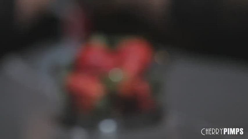 Dildo Food Fetish Lingerie Solo Sucking gif