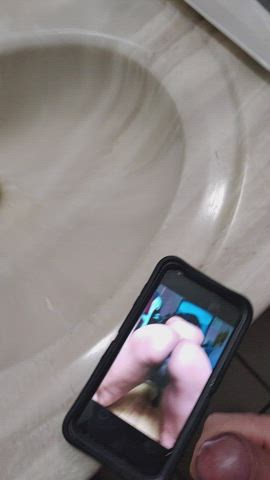 cum masturbating tribute gif
