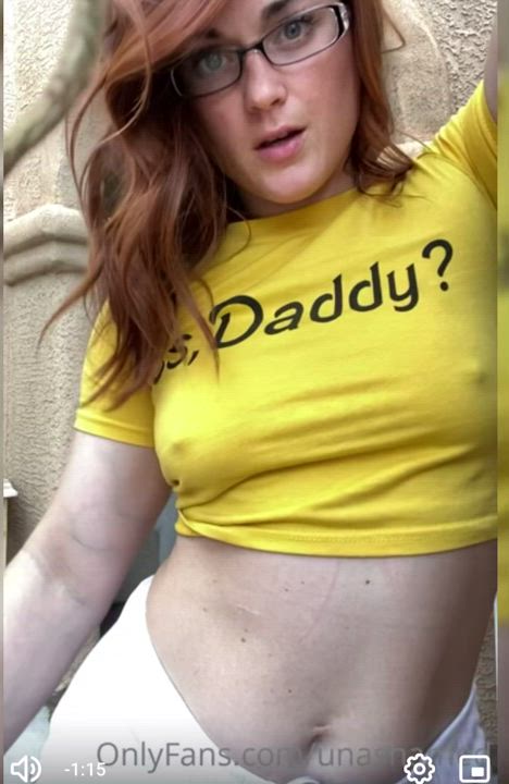 “Yes Daddy!” ( slow reveal)