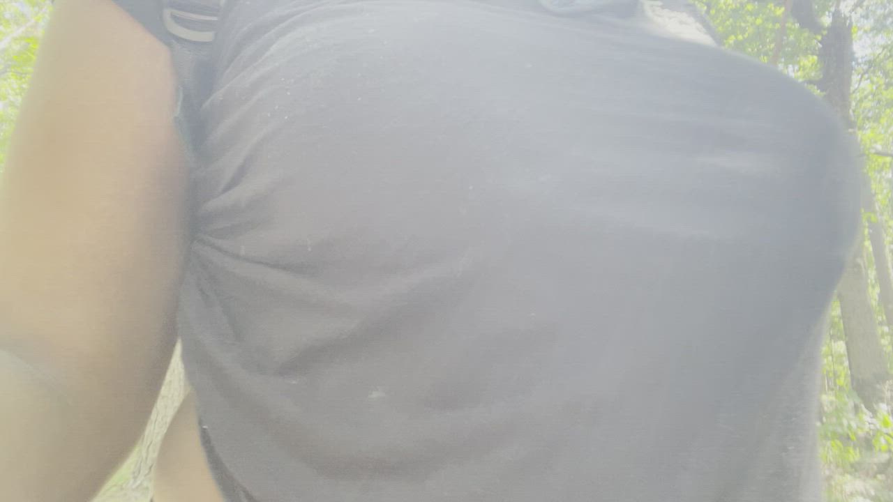 Nice day for some braless hiking
