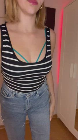 sensual teen tits gif