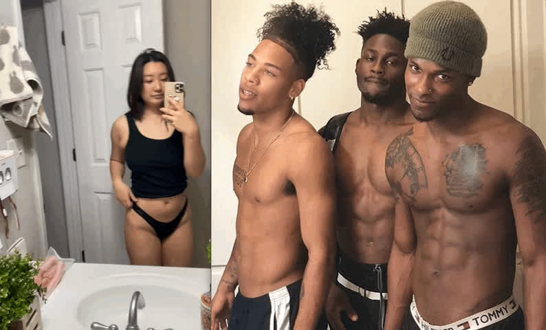 African American Asian Bathroom Cuckold Exhibitionist Selfie Watching r/AsiansGoneWild