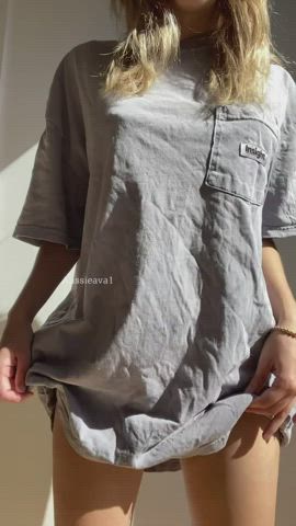 Let me show you what I’m hiding under my shirt