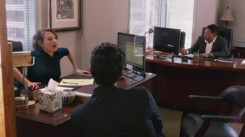 bouncing tits celebrity milana vayntrub gif