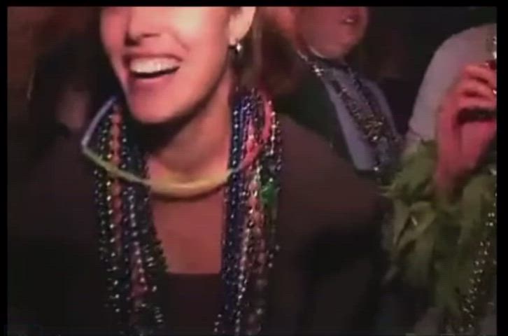 Classic mardi gras flashing